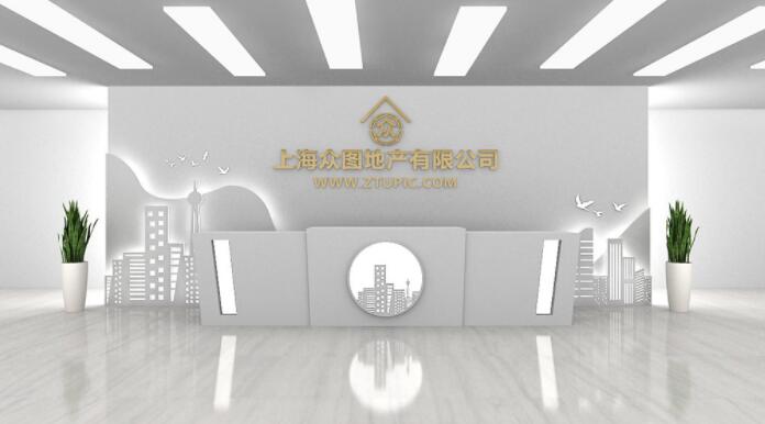 公司前臺背景墻設計圖片
